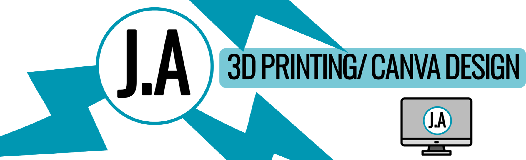 J.A 3D Print and Design banner